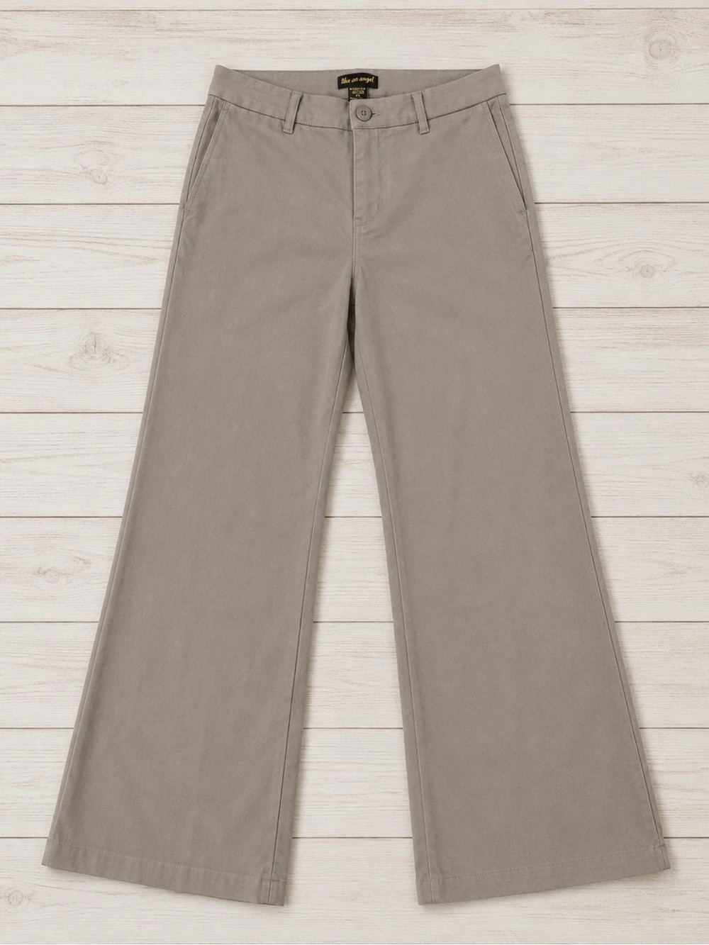 Like an Angel Women’s XL Taupe Wide Leg Stretch Career Dress Pants